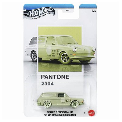 Carrinho Hot Wheels Silver Series Pantone Custom 69 Volkswagen Squareback JKY60