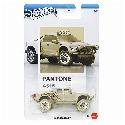 Carrinho Hot Wheels Silver Series Pantone Sandblaster JKY64