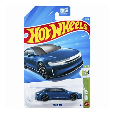 Carrinho Hot Wheels Lucid Air 2026 Lote L JJL14