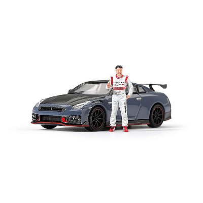 Mini GT #1333 Nissan GT-R Nismo 2024 Tsukuba Production Car Lap Record W / Matsuda Figure Tsugio Matsuda Collection