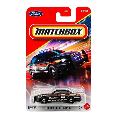 Carrinho Matchbox Ford Police Interceptor 2026 Lote K JHN14