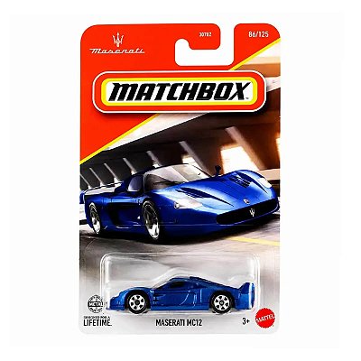Carrinho Matchbox Maserati MC12 2026 Lote K JHM68