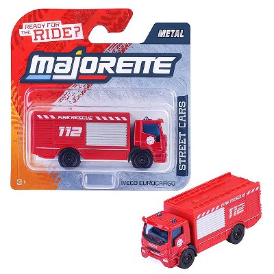 Majorette Caminhão Bombeiro Iveco Eurocargo Fire Rescue Ride Now