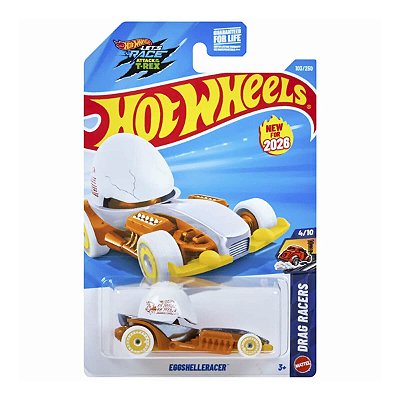 Carrinho Hot Wheels Eggshelleracer 2026 Lote M JJL25