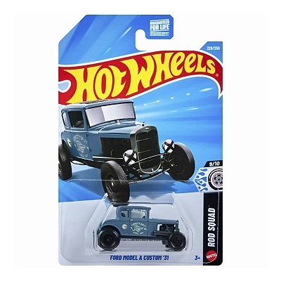 Carrinho Hot Wheels Ford Model A Custom T-Hunt 2026 Lote M JJM11