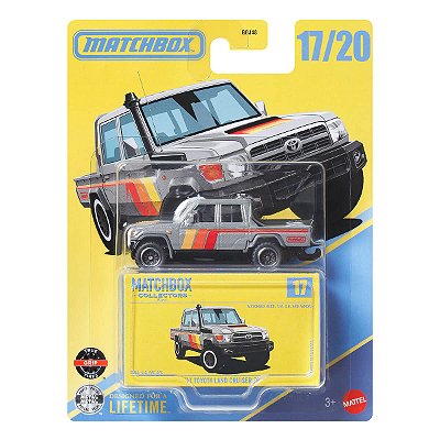 Carrinho Matchbox Premium Collectors 17 Toyota Land Cruiser 78 2026 Lote G JJW10 17/20