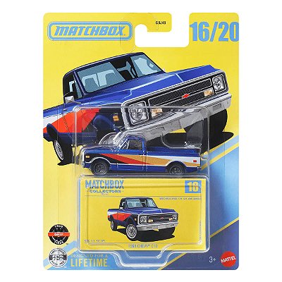 Carrinho Matchbox Premium Collectors 1968 Chevy C10 2026 Lote G JJW06 16/20