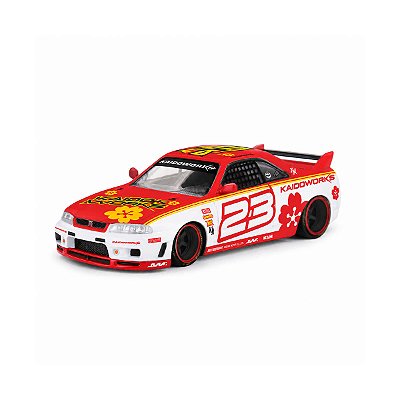 PRÉ-VENDA Mini GT Kaido House #313 Nissan Skyline GT-R R33 Kaido Stock Car V1