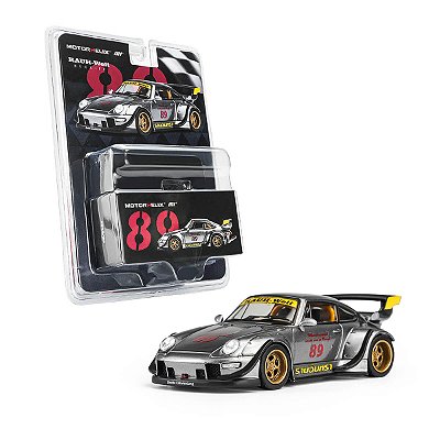 PRÉ-VENDA Motorhelix Porsche RWB 993 Prata 1:64