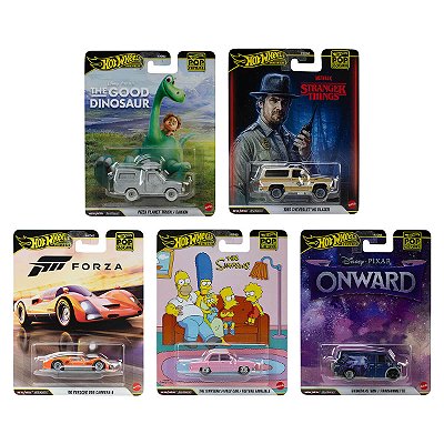 Carrinho Hot Wheels Premium Pop Culture Set Completo 2026 Lote S