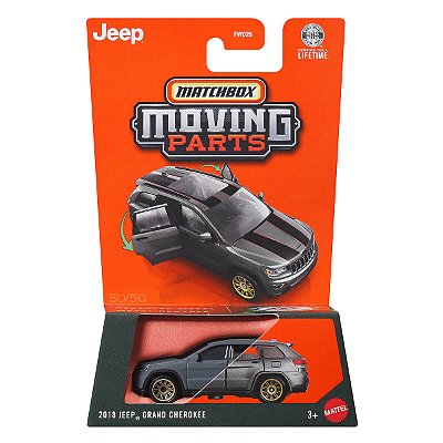 Carrinho Matchbox Moving Parts 2018 Jeep Grand Cherokee JHV52