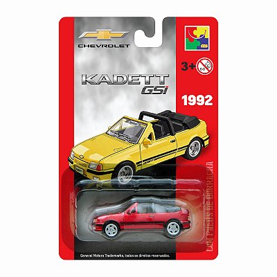 Carrinho CKS Chevrolet Kadett Conversível GSi 1992 Vermelho 1:64