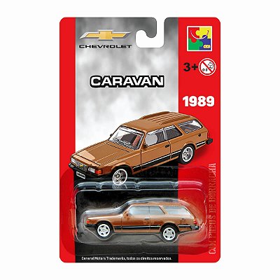 Carrinho CKS Chevrolet Caravan 1989 Bege 1:64