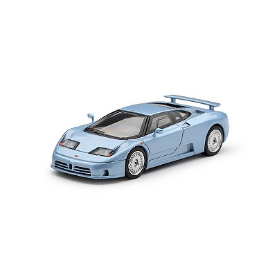 PRÉ-VENDA Mini GT #1395 Bugatti EB110 GT Azzurro Metallizzato Mondial de l'Automobile 1992 1:64