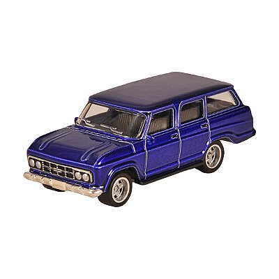 Carrinho CKS Chevrolet Veraneio 1968 Azul 1:64
