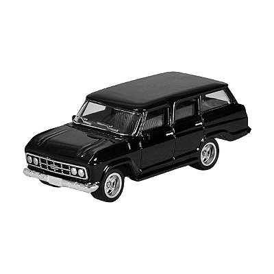 Carrinho CKS Chevrolet Veraneio 1968 Preto 1:64
