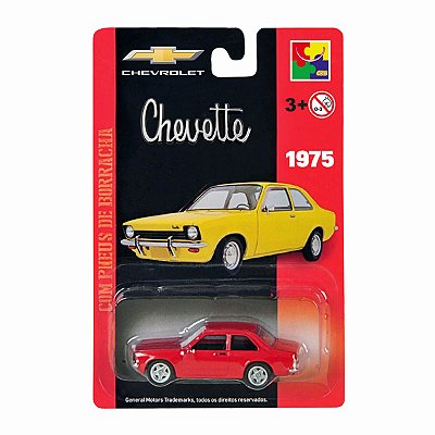 Carrinho CKS Chevrolet Chevette 1975 Vermelho 1:64