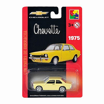 Carrinho CKS Chevrolet Chevette 1975 Amarelo 1:64