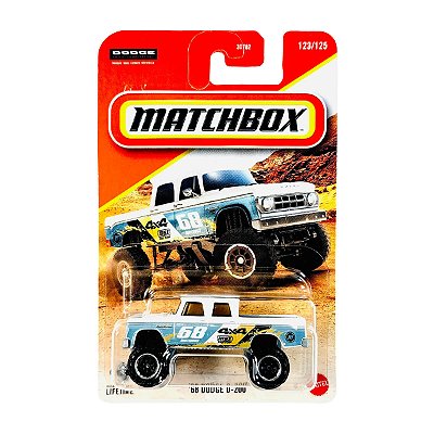Carrinho Matchbox 68 Dodge D-200 2026 Lote M JHM98