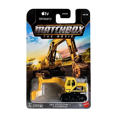 Carrinho Matchbox The Movie MBX Excavator 2026 Lote M JKH38