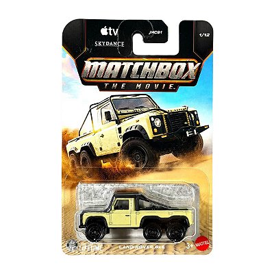Carrinho Matchbox The Movie Land Rover 6x6 2026 Lote M JKH28
