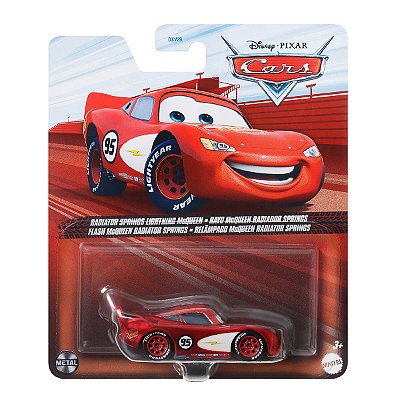 Carro Disney Pixar Cars Relâmpago McQueen Radiator Springs HTX82