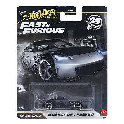 Carrinho Hot Wheels Premium Velozes e Furiosos Nissan 350Z Custom JHW79 1:64