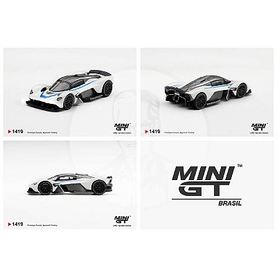 PRÉ-VENDA Mini GT #1419 Aston Martin Valkyrie Escaping White 1:64