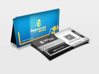 Catão de visita Couchê 300g Verniz Uv Total Frente 4x1