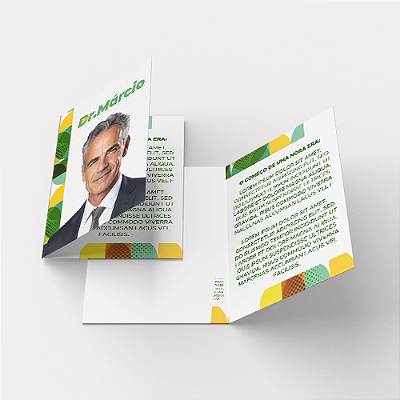 Jornal Informativo 4 Páginas - 200x280mm em Couché Brilho 90g - 4x4 - Sem Enobrecimento - 1 Dobra Modelo Simples