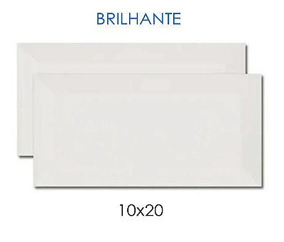 Kit com 5 Azulejos branco 10x20cm  para sublimação