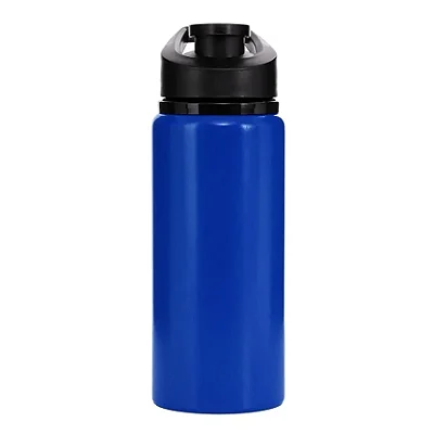 Garrafa Squeeze com a tampa azul