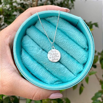 Colar Tu é trevo de quatro folhas- Prata 925