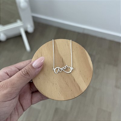Colar Amor Infinito - Prata 925