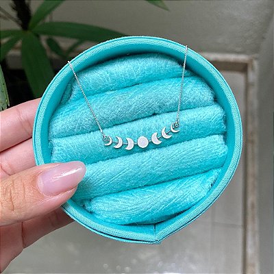 Colar Fases da Lua - Prata 925