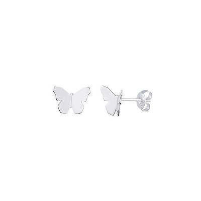 Brinco Borboleta Origami- Prata 925