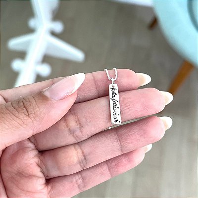 Colar Feita Para Voar - Prata 925