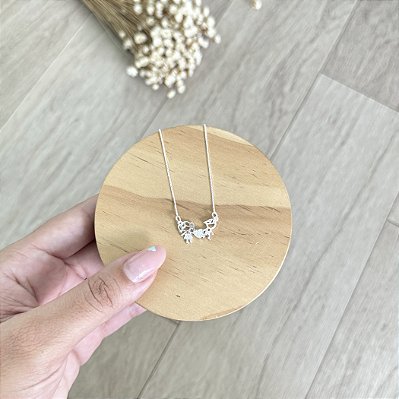 Colar Casal - Prata 925