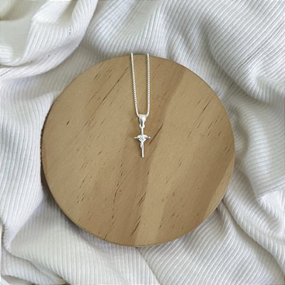 Colar Crucifixo - Prata 925