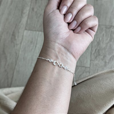 Pulseira Infinito - Prata 925.