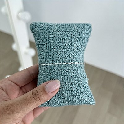 Pulseira Elos Arredondados - Prata 925