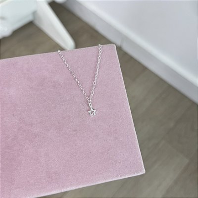 Pulseira com Estrela Vazada - Prata 925