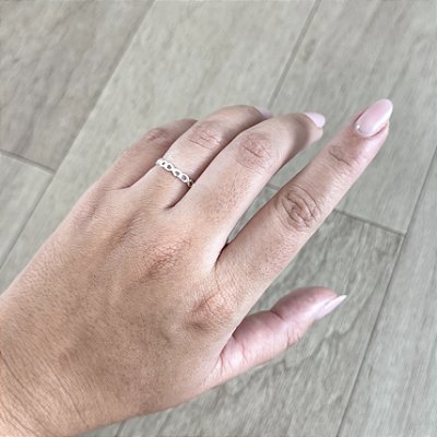 Anel com Infinitos - Prata 925