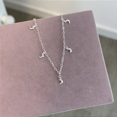 Pulseira 5 Luas - Prata 925