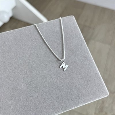 Pulseira Pipoca com Letra Inicial - Prata 925