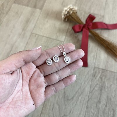 Conjunto Nossa Senhora Aparecida - Prata 925