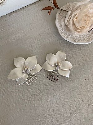 Orquídeas Bruna - para penteado de noiva