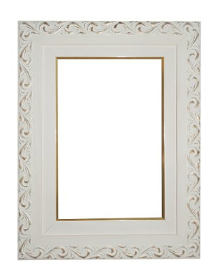 Molduras para Quadros - 0397 Branco Provençal