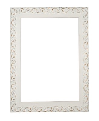 Molduras Para Fotos - 0397 Branca (Somente a Moldura)