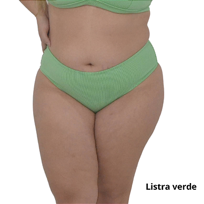 Calca de biquini basica plus size